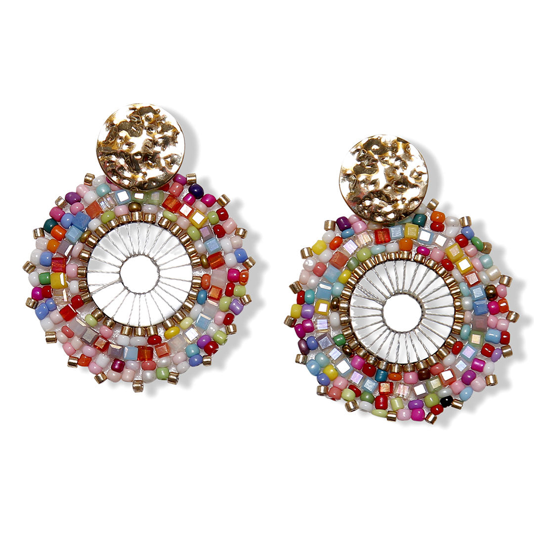 Carnival confetti hoops ( multicolor)