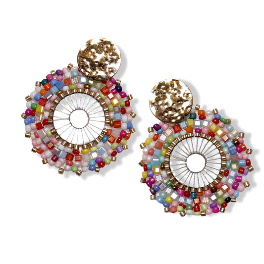 Carnival confetti hoops ( multicolor)